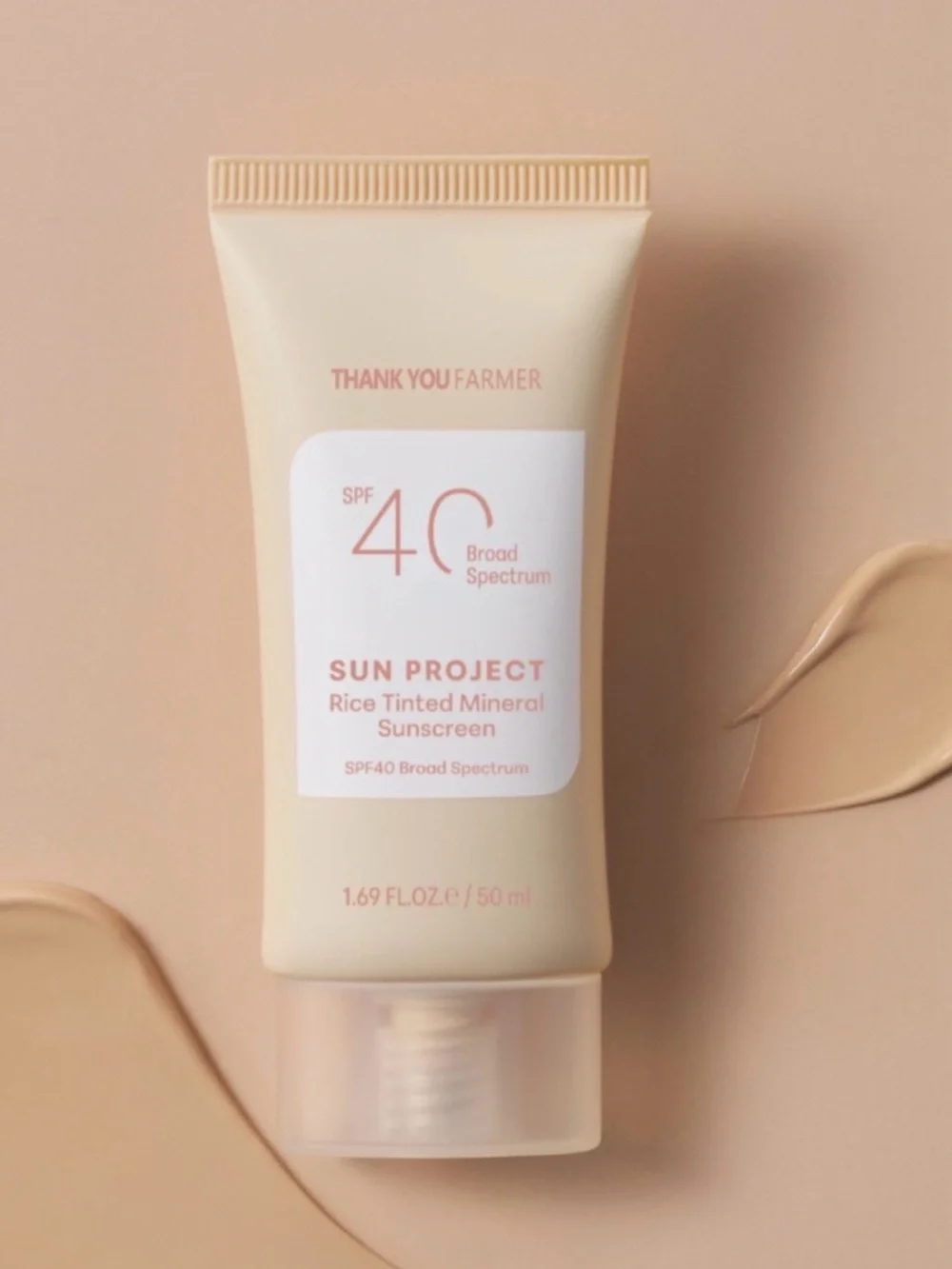 Thank You Farmer Sun Project Rice Tinted Mineral Sunscreen SPF40 - new in box